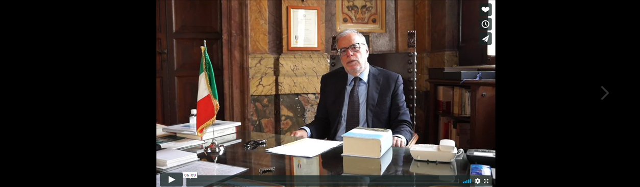 Il Presidente Andrea Riccardi saluta i Comitati della Dante nel mondo